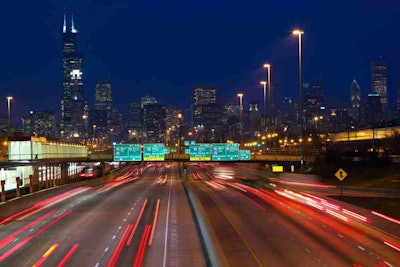 traffic at night