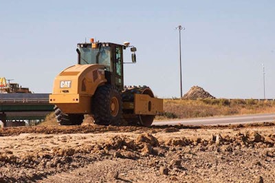 In an Altoona, Iowa, highway ramp project, Caterpillar machine drive power (MDP) technology on CS74B soil compactor found compaction discontinuities that may not have been located by accelerometer-based intelligent compaction (IC) dirt rollers.