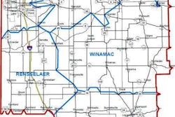 Indiana Department of Transportation Northwest district map