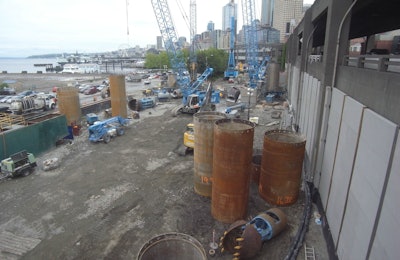 The Big Bertha repair pit site as of June 18, 2014.