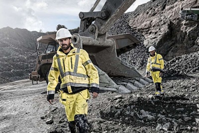 Blaklader high-visibility construction clothing
