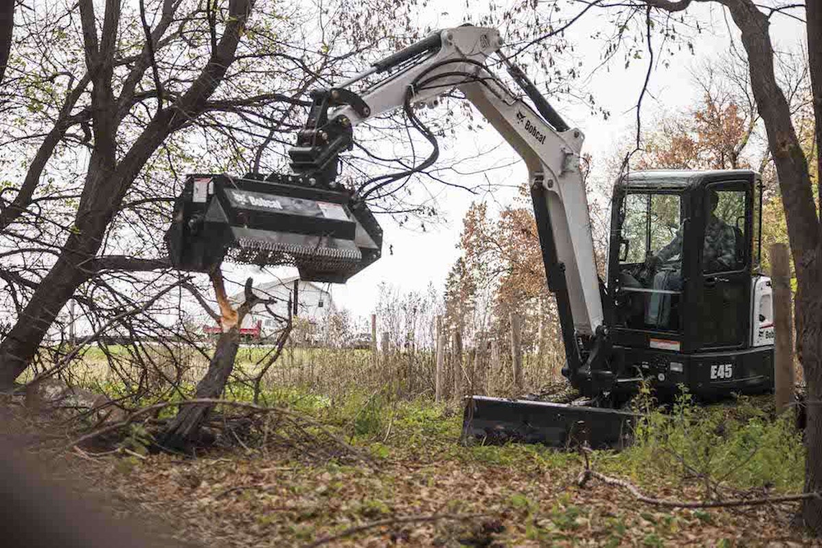 Bobcat launches 2 flail mower attachments for excavators in cutting and