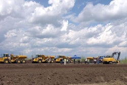 Topcon’s second stop on its technology Roadshow was in Red Deer, Alberta, Canada. (Photo credit: Topcon)