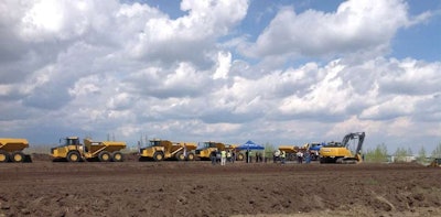 Topcon’s second stop on its technology Roadshow was in Red Deer, Alberta, Canada. (Photo credit: Topcon)