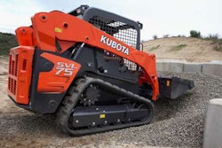 The Kubota SVL75 led new financed construction equipment sales in April.