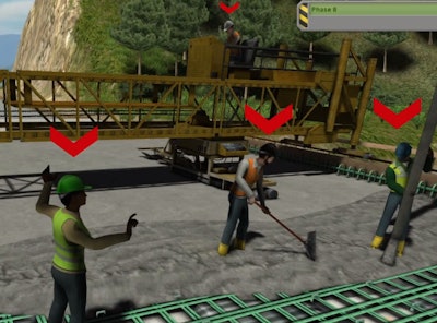 CAWP road builder video game