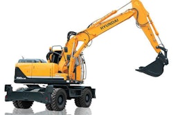 Hyundai R140w-9a wheeled excavator