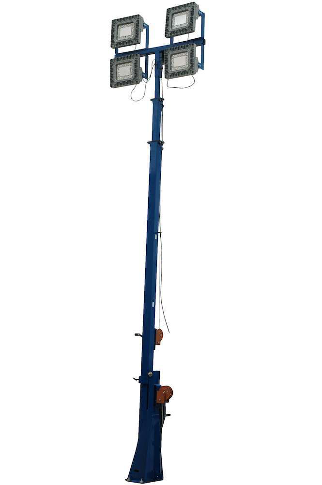 Larson foldover light mast