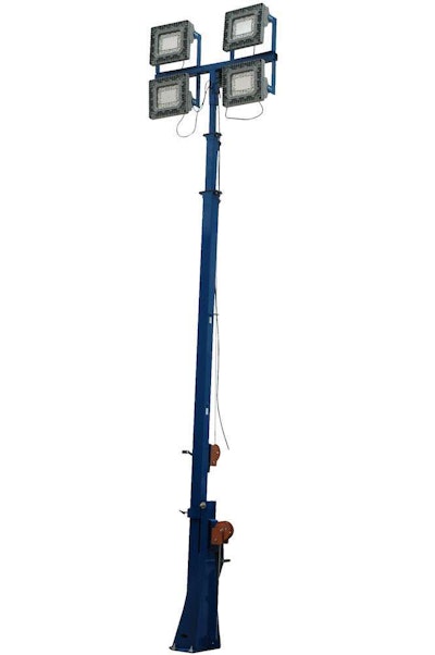 Larson foldover light mast