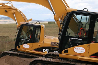 Man Vs Woman Side By Side Dig This Construciton Equipment