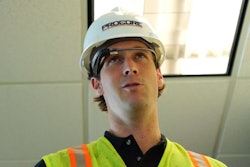 Procore Google Glass construction worker