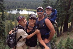 A Van Why family photo taken during one of their frequent outdoor trips.