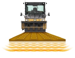 Based on the principle of particle rearrangement to decrease voids and increase density, vibratory compactors come in either smooth or padfoot drums. (Read a companion piece that ran in the May 2014 issue, “Size Matters in Mix Grades and Aggregate Shapes,” at betterroads.com/size-matters-in-mix-grades.)