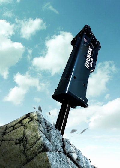 Hyundai’s new HDB210 breaker.