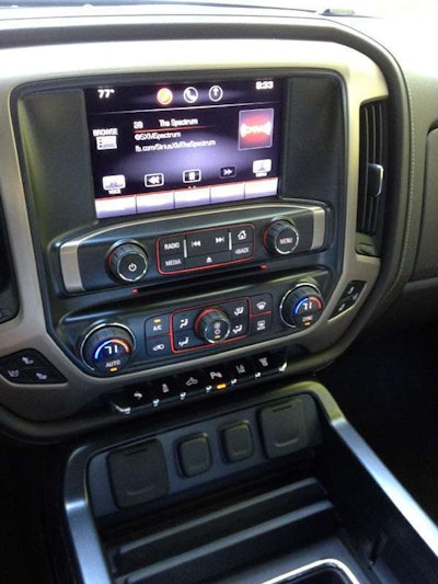 The Denali interior is leather and it features the same array of creature comforts as luxury sedans.