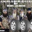The first promo for the Duck Commander tires. Credit: Harris Tire Co.