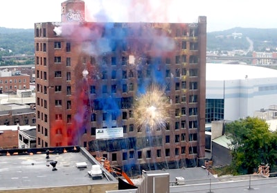 Albany fireworks implosion