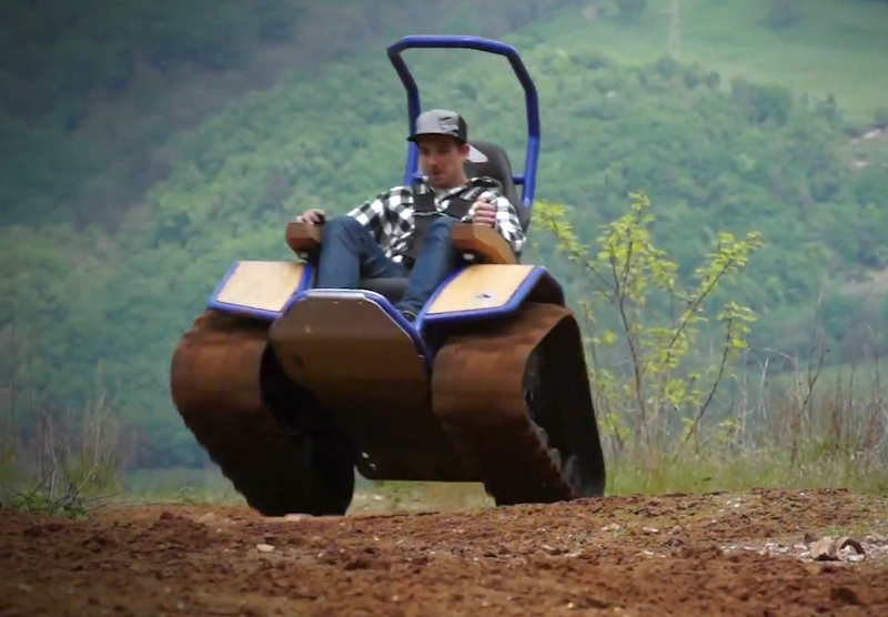 The Ziesel tracked wheelchair