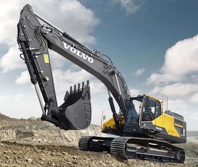 Volvo CE EC350E crawler excavator
