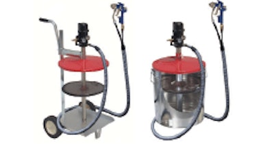 The pneuMATO55-static and -mobile options come with a unique “Twin Hose” to manage both the grease and air supply.