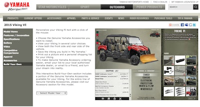 Yamaha Viking VI website