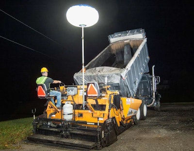 8:12 Illumination's 400 Watt Light Balloon In Use On A Paver