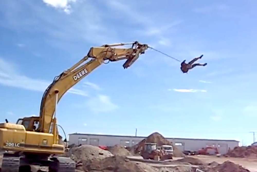Excavator swing