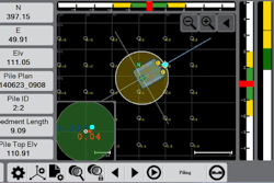 Trimble piling system