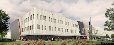 An artist’s rendering of the new U.S. Coast Guard sector headquarters under construction in Corpus Christi, Texas.