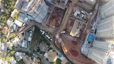 Picture taken by a drone in Salvador.