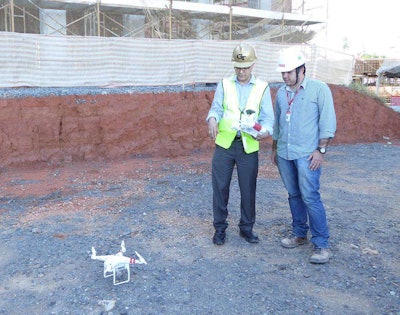 Georgia Tech associate professor and director of the CONECTech construction technology lab Javier Irizarry.
