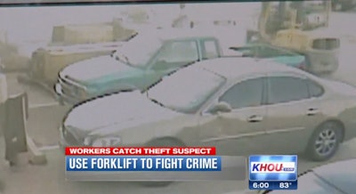 forklifts trap copper thief