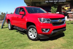 Crew Cab and Extended Cab Colorado/Canyon with V-6 are hitting dealers now.