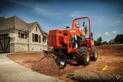Ditch Witch RT45 ride-on trencher 2014