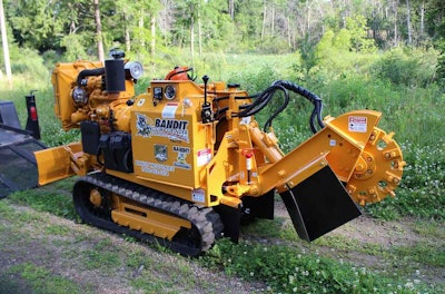 Bandit Model 2550 Track stump grinder
