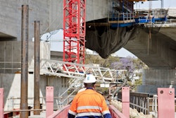 bridge construction workers