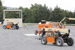 JLG opens training center proving ground telehandlers