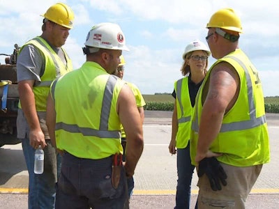Kari Karst and a few of her employees.