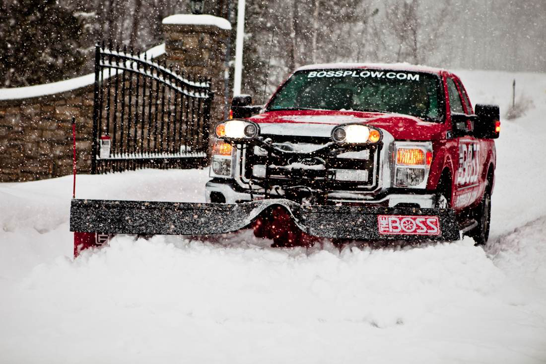 boss snowplow on F-150