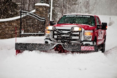 boss snowplow on F-150
