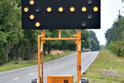 Before striking Griffitt, the truck crashed into a lighted sign like this one.