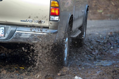 Exo Grapplers do a good job slinging rocks and light mud. They also excel at providing traction on wet-pavement.