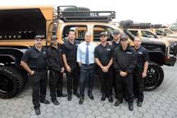 Ross Mosher, third from right, with the Duracell Power Forward team at the ‘PrepareAthon! National Day of Action’ launch of the expanded truck fleet.