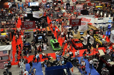 The annual SEMA Show in Las Vegas attracts tens of thousands of buyers stocking up on the latest in automotive aftermarket parts.
