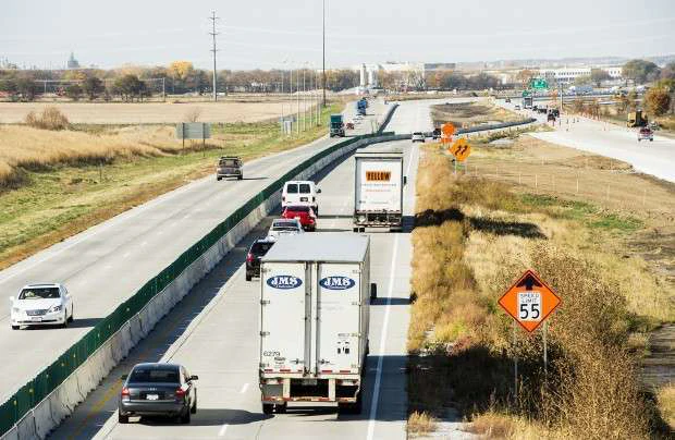A look at previous construction on Interstate 80 in Nebraska.