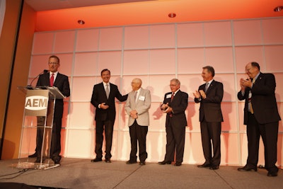AEM Hall of Fame ceremony. | Photo by Alison Yin / AP Images for AEM.