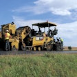 Caterpillar AP1000F asphalt paver day