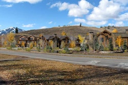 A rendering of the completed Diamond Back Townhomes in Sun Valley, Idaho. Four workers were injured by a collapsed wall at the site over the weekend.