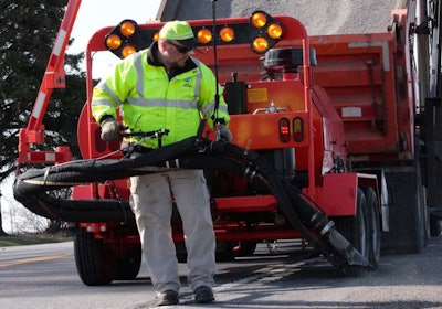 DuraPatcher spray injection pothole patcher