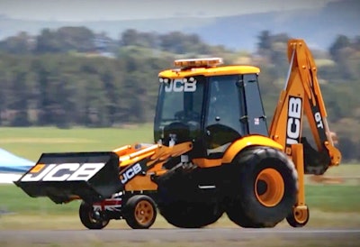 JCB GT Guinness World Record fastest digger on earth